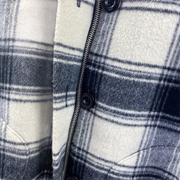 Pink by Victoria’s Secret Plaid Wool Blend Coat M - Picture 5 of 10